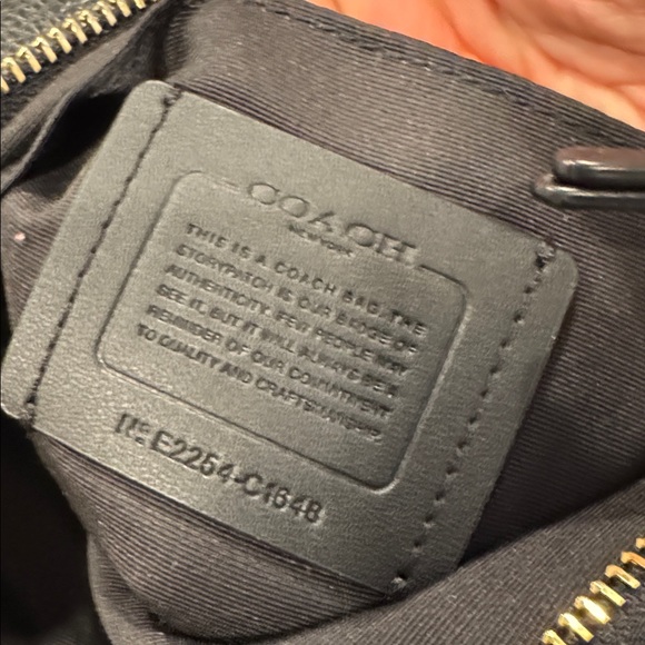 Coach Bag Ellie File Black Pebbled Leather Crossbody - Picture 16 of 17